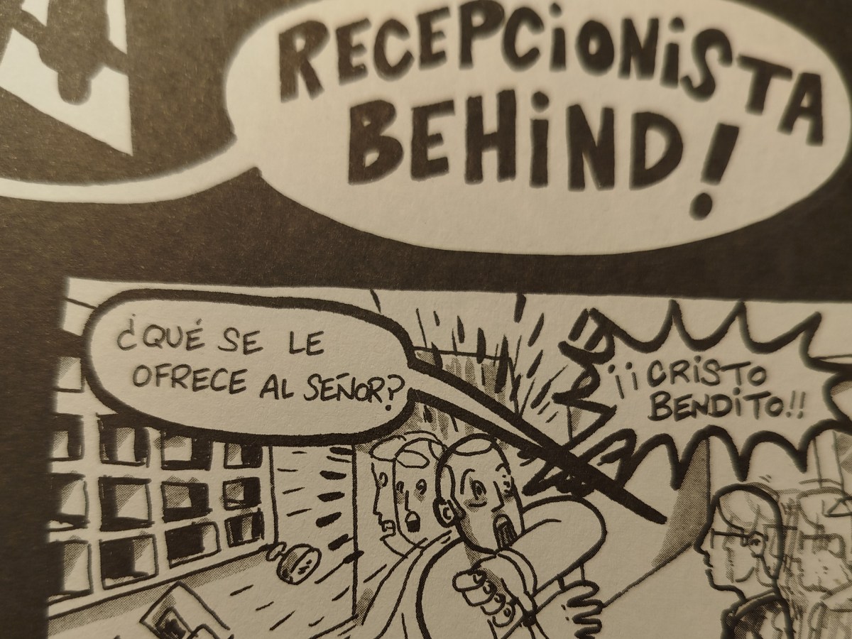 «RECEPCIONISTA BEHIND» (CELEBRO LAS COSAS DE RAÚL CIMAS). FERNANDO&nbsp;SÁNCHEZ